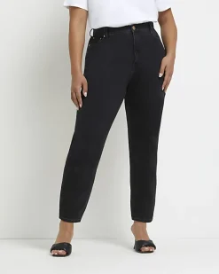 River Island Plus high waisted mom jeans< Plus