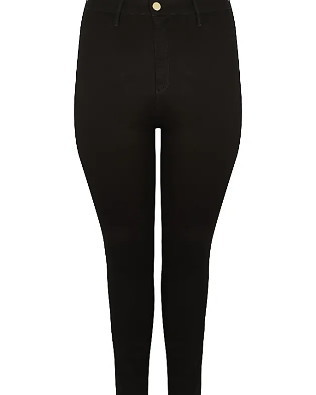 River Island Plus high waisted skinny jeans< Plus
