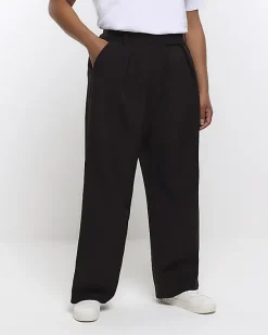 River Island Plus pleated wide leg trousers< Plus