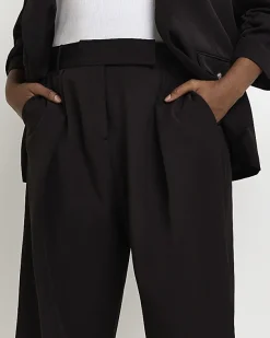River Island Plus pleated wide leg trousers< Plus