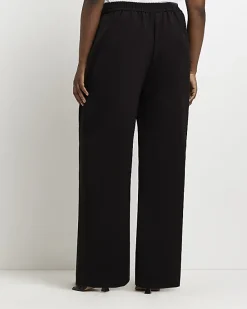 River Island Plus pleated wide leg trousers< Plus