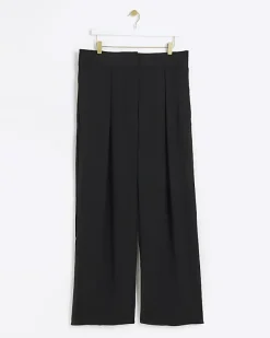 River Island Plus pleated wide leg trousers< Plus