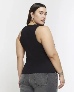 River Island Plus scoop neck vest top< Plus