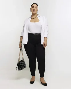 River Island Plus skinny fit bum sculpt jeans< Plus