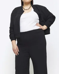 River Island Plus stitched wide leg trousers< Plus