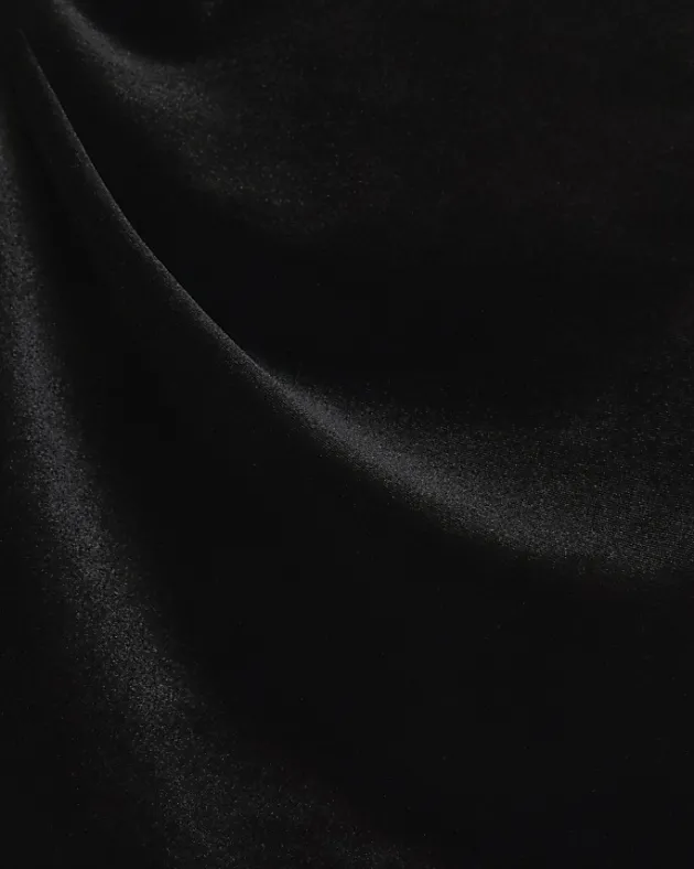 River Island Plus velvet asymmetric bandeau top< Plus