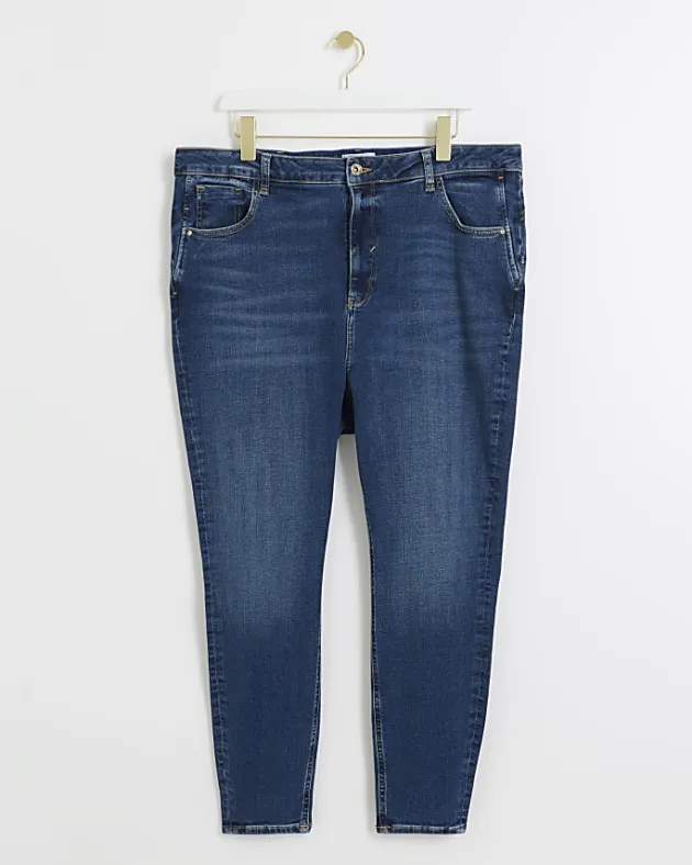River Island Plus bum sculpt skinny jeans< Plus