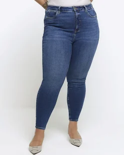 River Island Plus bum sculpt skinny jeans< Plus