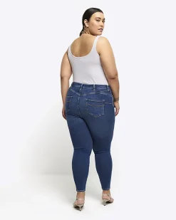 River Island Plus bum sculpt skinny jeans< Plus