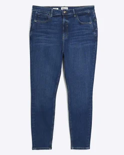 River Island Plus high waist bum sculpt skinny jeans< Plus