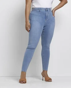 River Island Plus high waisted jeggings< Plus
