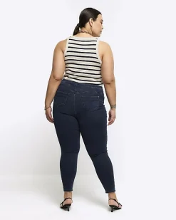 River Island Plus mid rise skinny jeans< Plus