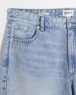 River Island Plus mid rise straight jeans< Plus