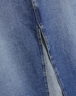 River Island Plus split hem denim midi skirt< Skirts