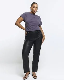 River Island Plus drape t-shirt< Plus