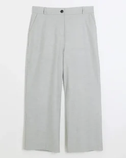 River Island Plus flannel wide leg trousers< Plus