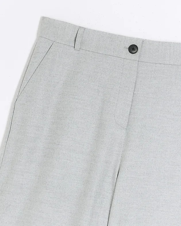 River Island Plus flannel wide leg trousers< Plus