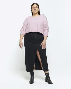 River Island Plus crop jumper< Plus