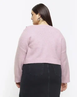 River Island Plus crop jumper< Plus
