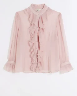 River Island Plus frill blouse< Plus