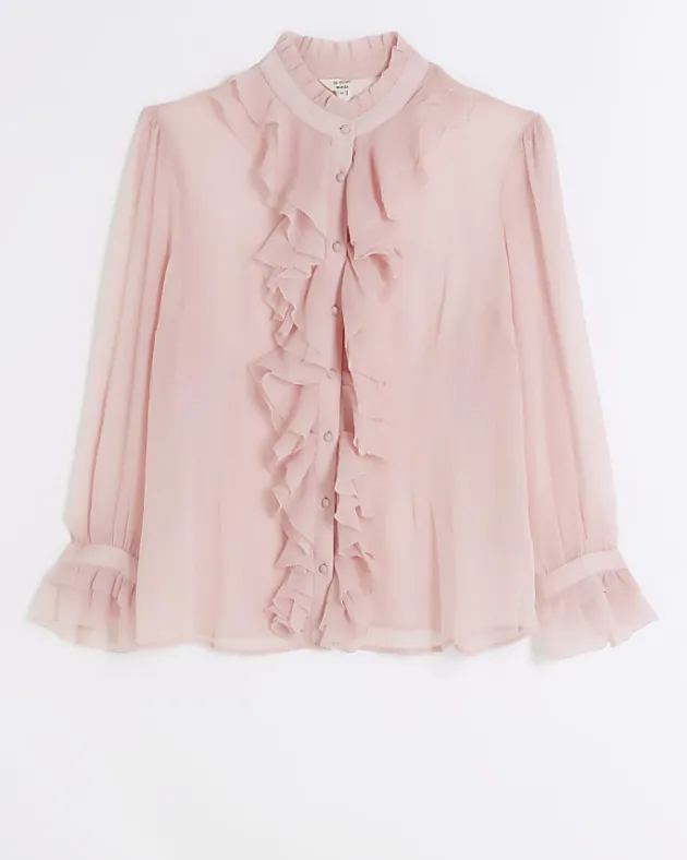 River Island Plus frill blouse< Plus