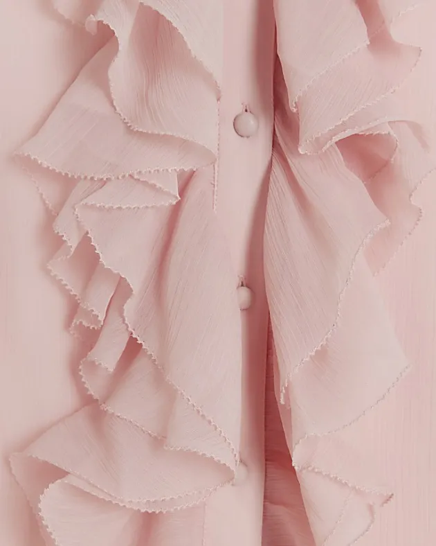 River Island Plus frill blouse< Plus