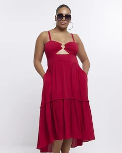 River Island Plus cut out maxi dress< Plus