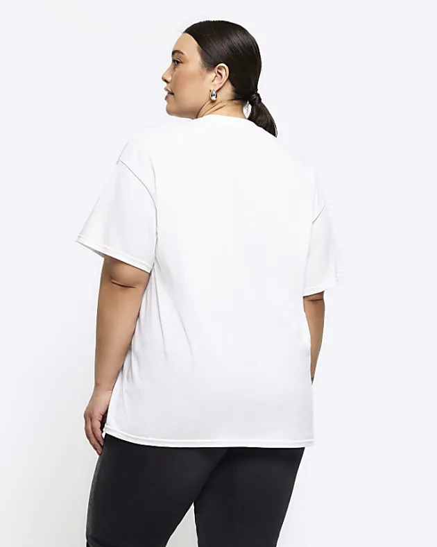 River Island Plus graphic t-shirt< Plus
