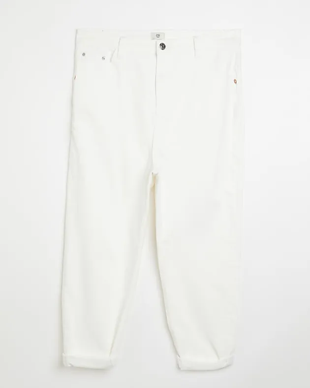 River Island Plus high waisted mom jeans< Plus