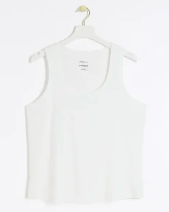 River Island Plus scoop neck vest top< Plus