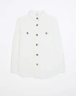 River Island Plus textured shirt< Plus