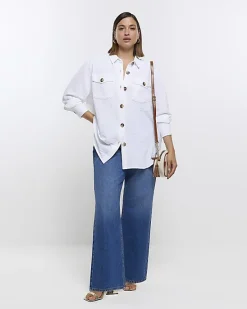River Island Plus textured shirt< Plus