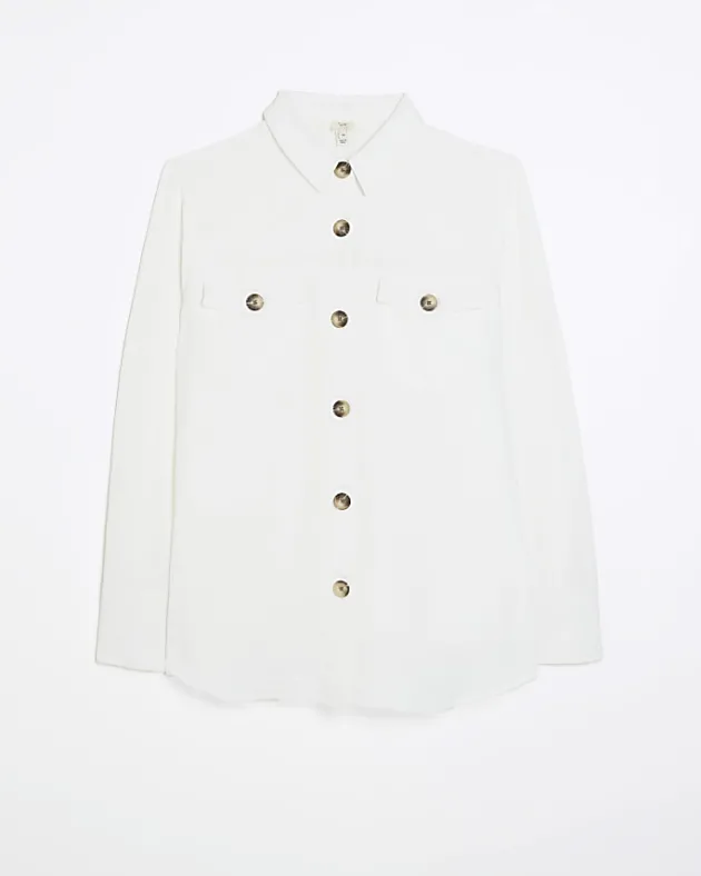 River Island Plus textured shirt< Plus