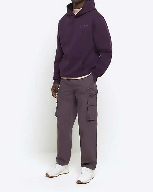 River Island regular fit Japanese graphic hoodie< Hoodies & Sweatshirts