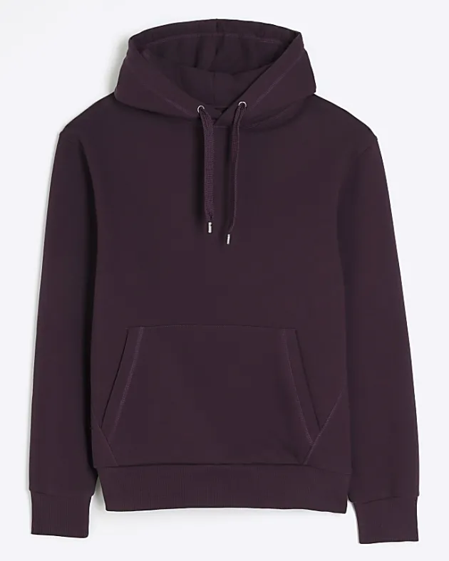 River Island regular fit plain hoodie< Hoodies & Sweatshirts
