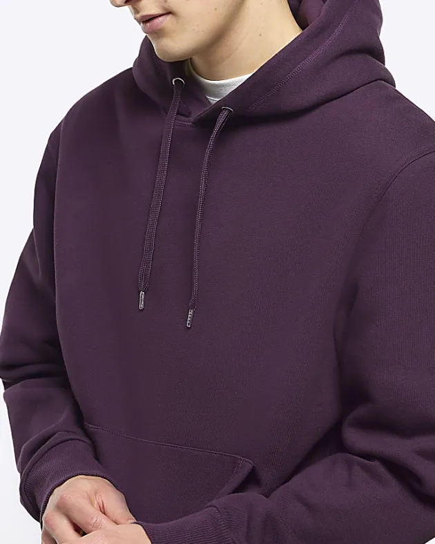 River Island regular fit plain hoodie< Hoodies & Sweatshirts