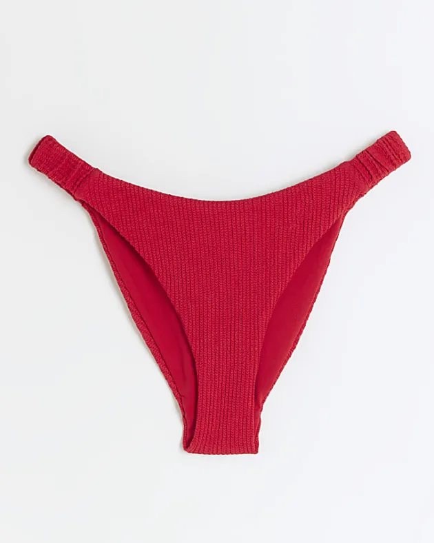 River Island crinkle bikini bottoms< Swimwear & Beachwear