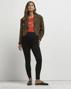 River Island cropped maternity t-shirt< Maternity
