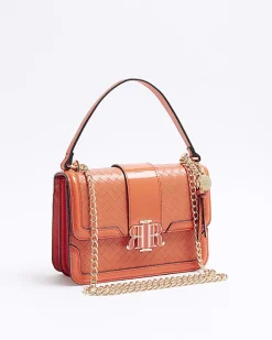 River Island embossed woven satchel bag< Bags, Purses & Luggage