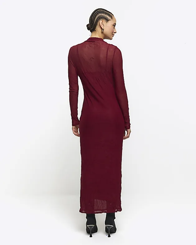 River Island mesh bodycon maxi dress< Dresses
