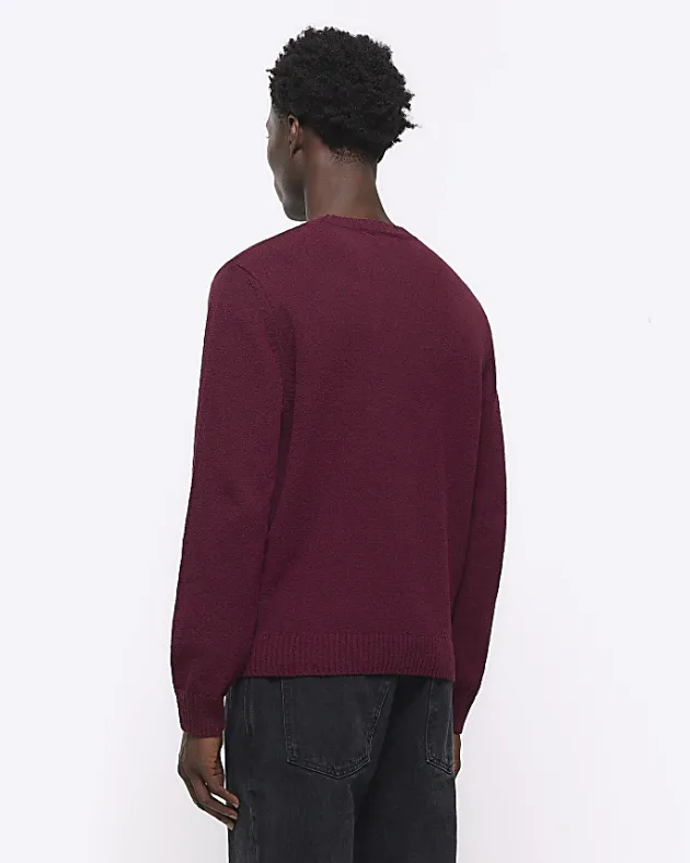 River Island slim fit crew neck jumper< Jumpers & Cardigans