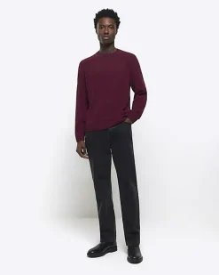 River Island slim fit crew neck jumper< Jumpers & Cardigans