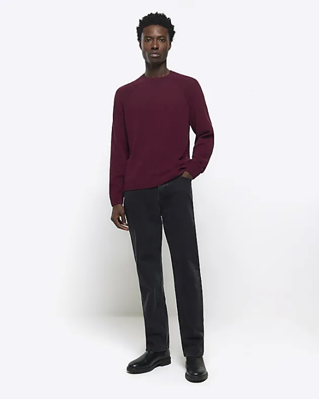 River Island slim fit crew neck jumper< Jumpers & Cardigans