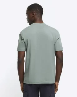 River Island Sage slim fit t-shirt< Essentials