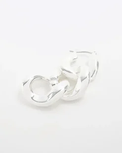River Island Silver Chain Link Drop Earrings< Jewellery