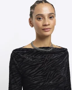 River Island Silver chain mix multirow necklace< Jewellery