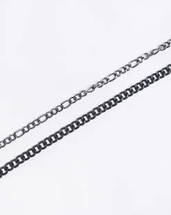 River Island Silver colour multirow chunky necklace< Jewellery & Watches