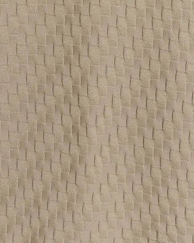 River Island muscle fit zig zag knit polo< Polo Shirts