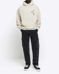 River Island Regular Fit Pegasus Graphic Hoodie< Hoodies & Sweatshirts