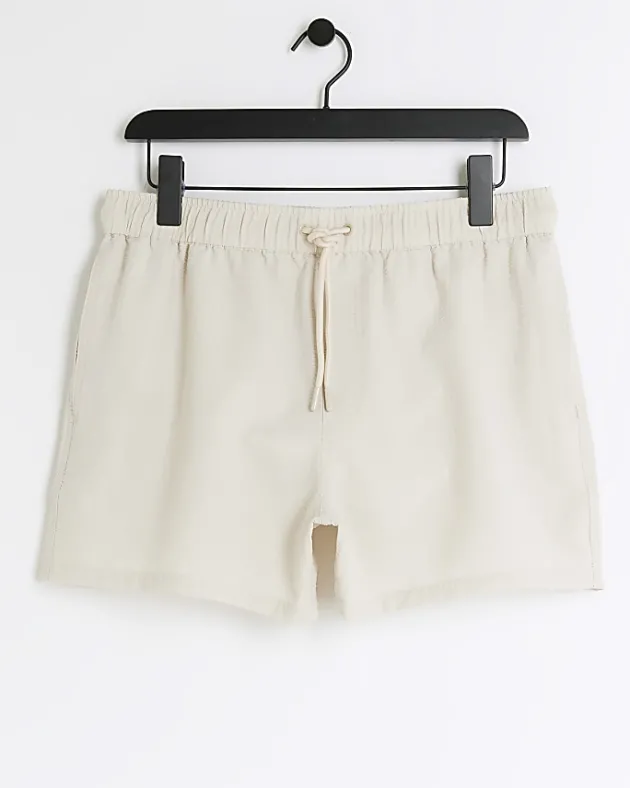 River Island regular fit seersucker swim shorts< Shorts